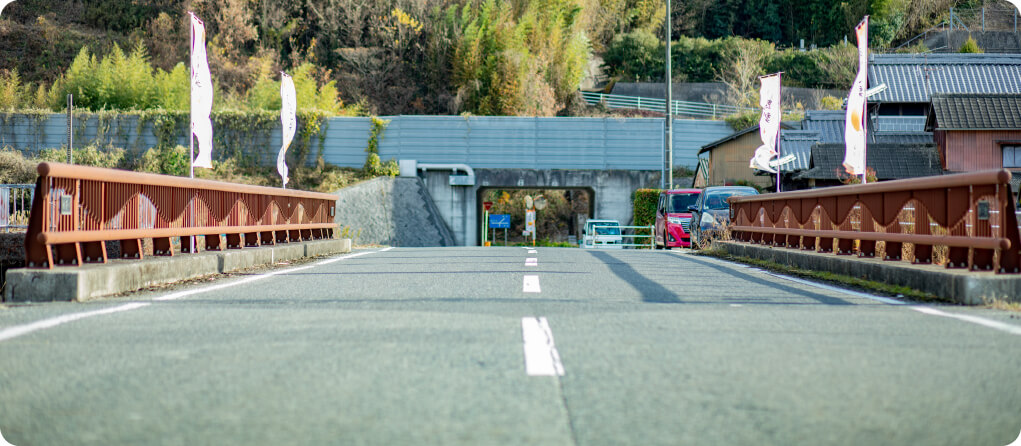 石原果樹園の入口